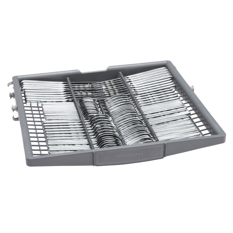 300 Series 24" Stainless Steel Front Control Built-In Dishwasher with 3Rd Rack, White