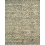 Chambord Wool Abstract Area Rug in Gray