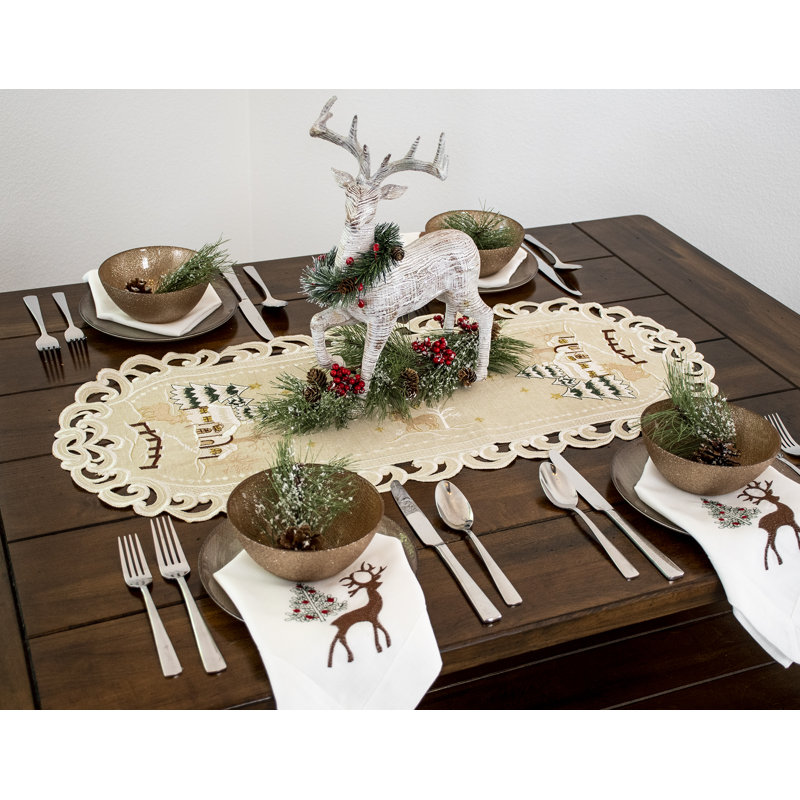 Chemin de table Ikeda, 27 po x 14 po