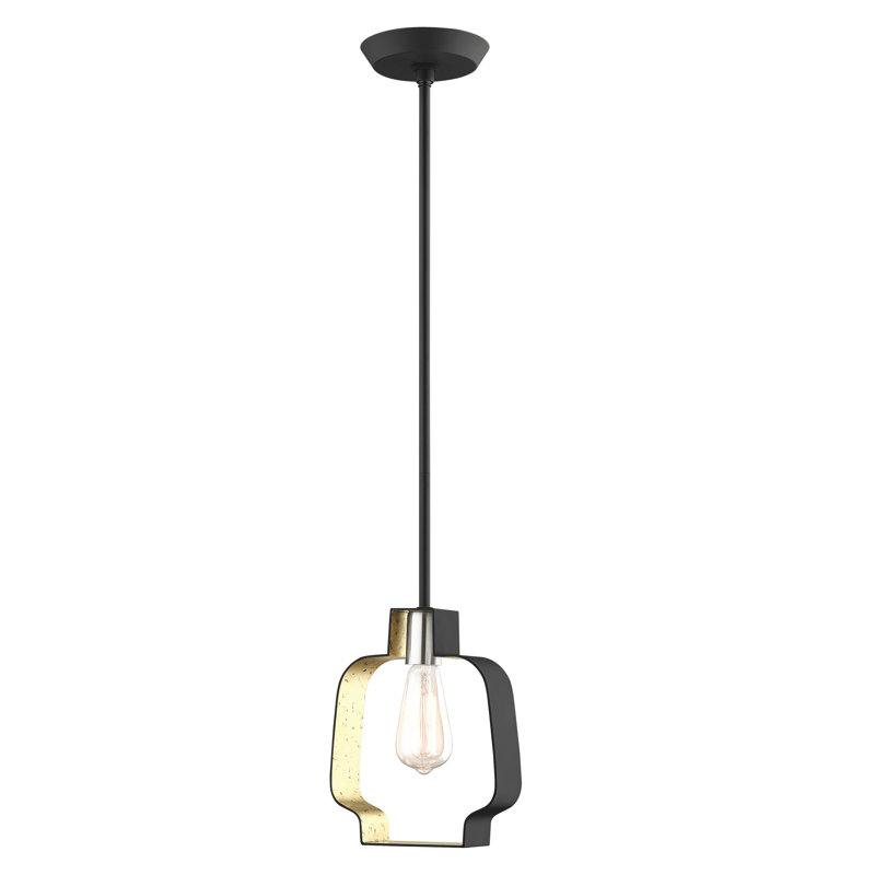 Luminaire suspendu géométrique simple à 1 lumière
