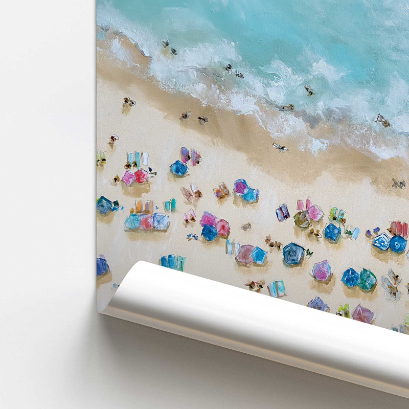 «Summer Crowd», reproduction d'art, H 12 po x l 12 po