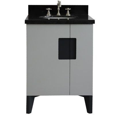 25'' Single Bathroom Vanity with Granite Top