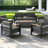 Avarae 7 - Person Patio Conversation Set with Cushions