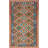 Geometric Kilim Reversible Wool Rug 4x6