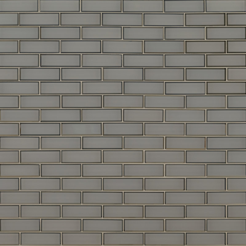 Rivella Subway 4 in. x 12 in. Glossy Glass Wall Tile, Kavik
