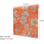 Papier peint adhésif floral rouge Boho, film vinyle amovible vintage pour murs, meubles