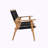 Gabriellia 47.24'' Wide Acacia Loveseat