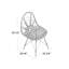 Chaise d'appoint Angeal en blanc