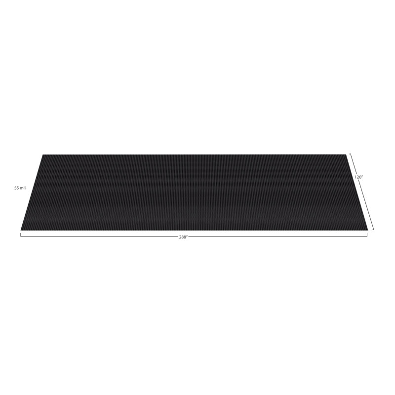 Rouleau de plancher de garage G-Floor, 10 pi x 24 pi, Nuit noire