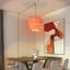 Luminaire suspendu à 3 niveaux Mid-Century orange avec cordon de 16,4 pi-1024461664