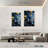 Avery Abstract Blue and Gold-108504173