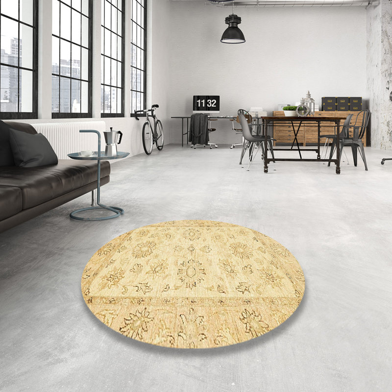 Tapis abstrait moderne 475, Rond 3 pi