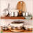 12 - Piece Non-Stick Stainless Steel (18/8) Cookware Set