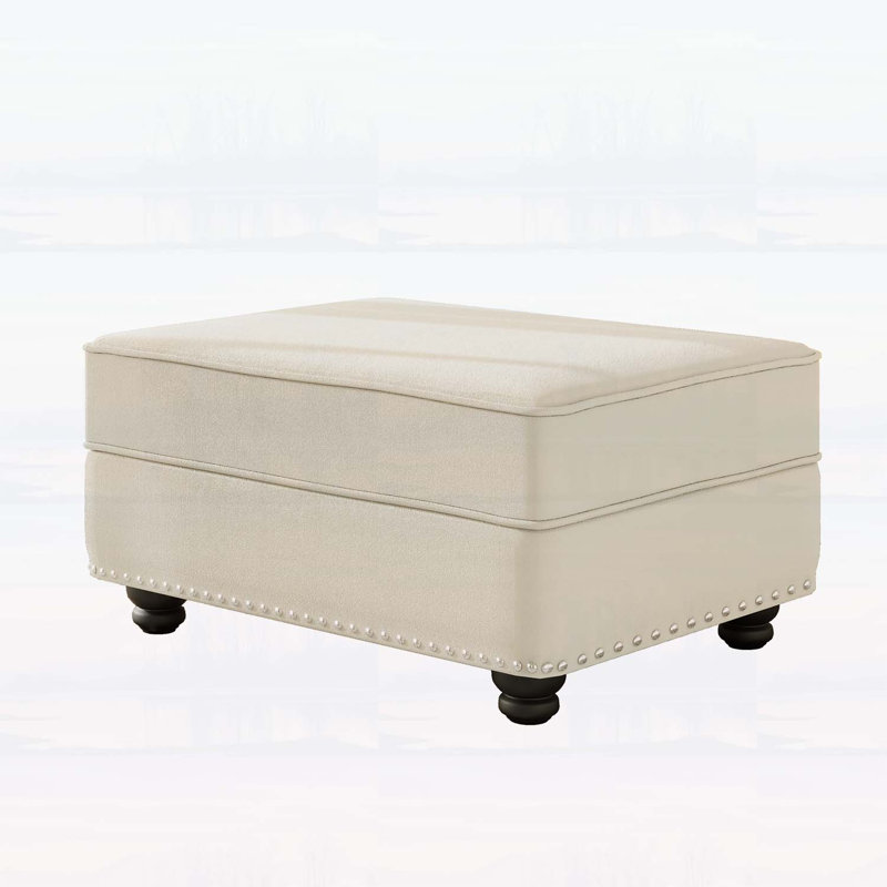 Repose-pieds polyvalent seulement, Blanc beige