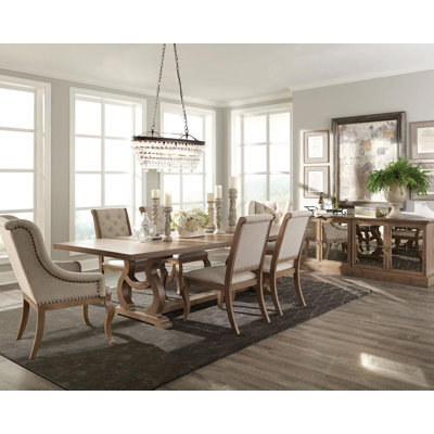 Rectangular Trestle Dining Set