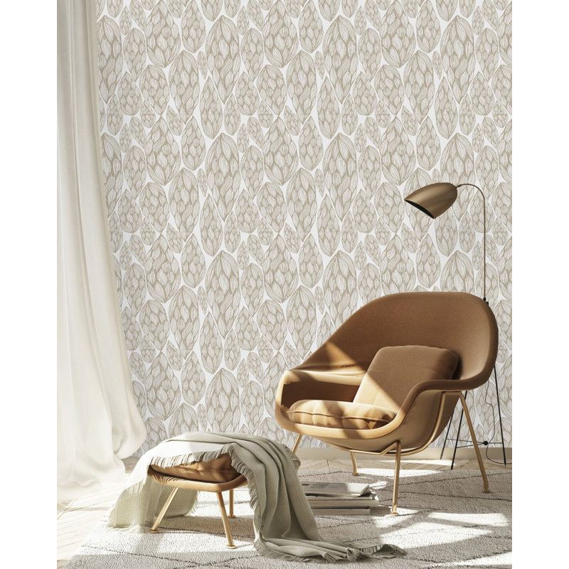 Floral Tile, 2.08' W x 18.75' L