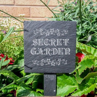 Hutto Stone Plants & Flowers Garden Sign