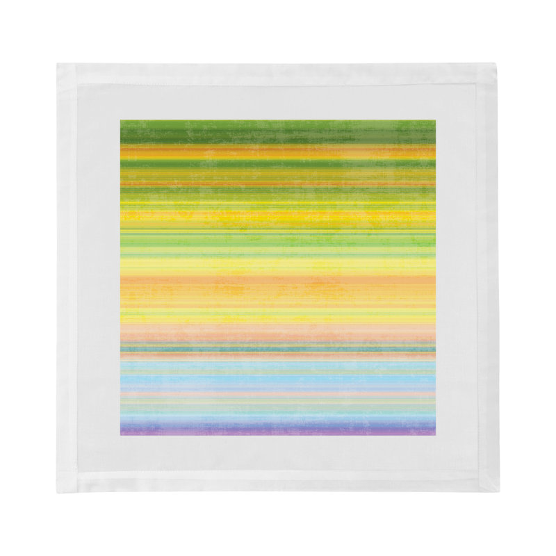 Gradient Cotton Sateen Dinner Napkins, Yellows