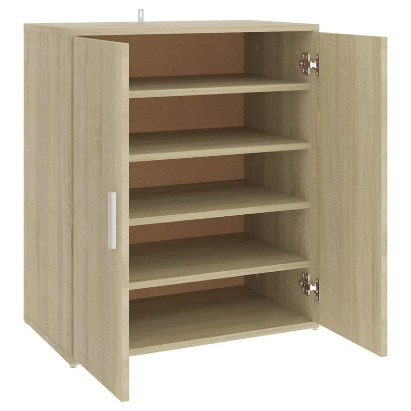 Armoire à chaussures vidaXL, Chêne Sonoma