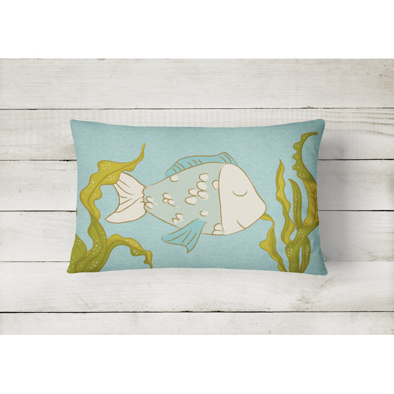  Fish Indoor/Outdoor Throw Pillow