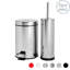 Harbour Housewares Round Bathroom Bin & Toilet Brush Set-133442223
