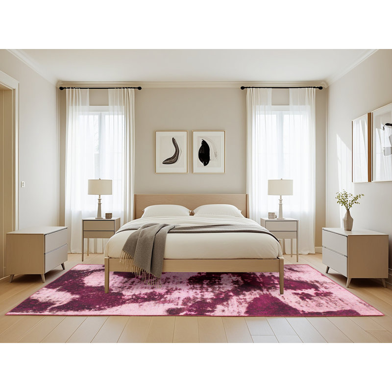 Abstract Indoor Rug, Rectangle 5' x 8'