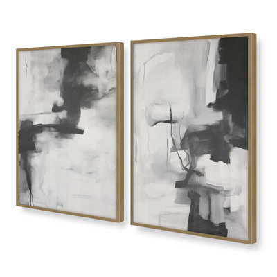 Ensemble de 2 impressions monochromes Whisper