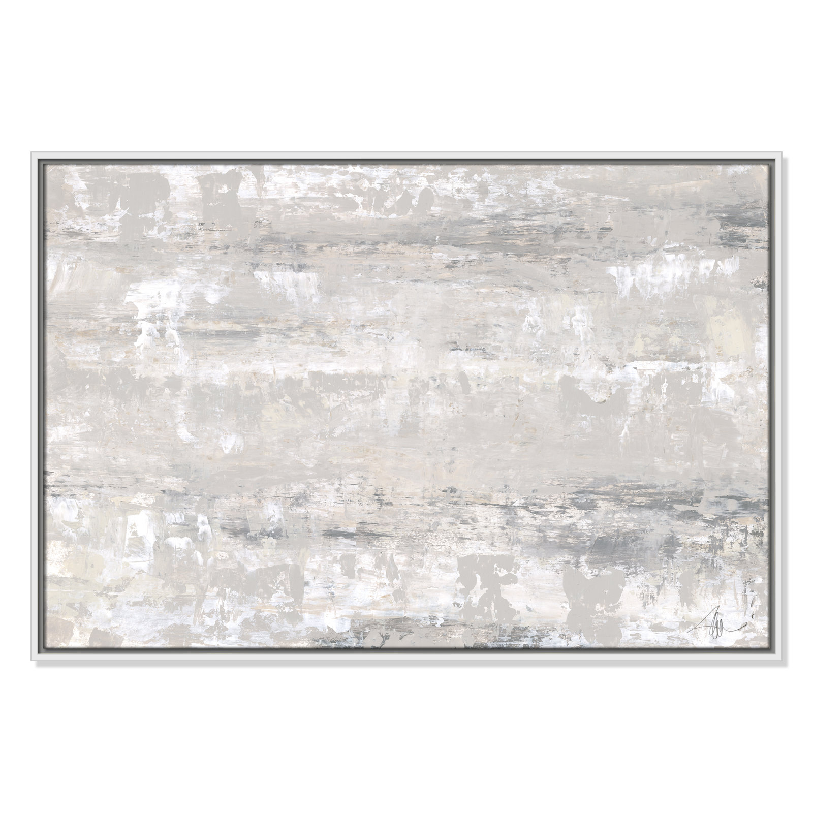 Desert Winds by Filippo Ioco - Print, 25.5" H x 37.5" W x 2" D, White Framed Canvas