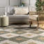 Tapis en jute / coton gris / ivoire / brun tressé à la main Martinek-1570050031