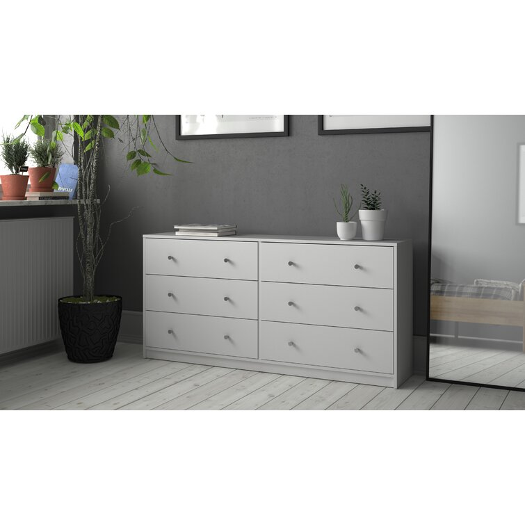 Jaylene 6 Drawer 56.34" W Double Dresser