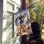 Drapeau Cowboy Welcome House-112699263