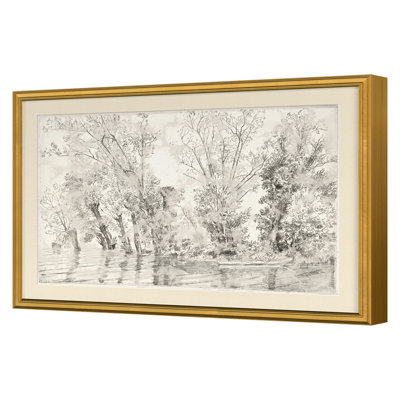 "Vintage Etched Landscape 2" par Pastars, Cynthia