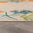 Coastal Border Ivory/Multi Indoor/Outdoor High-Low Area Rug-726824776-726824778