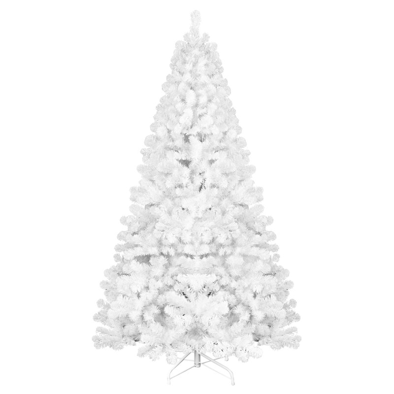 Arbre de Noël blanc non éclairé, H 7,5 pi