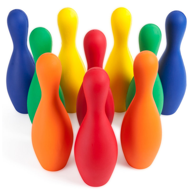 Bol à pin en mousse colorée