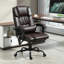 Chaises de bureau télécommandées brunes, 74,9 x 66 x 121,9 po, avec conception réglable