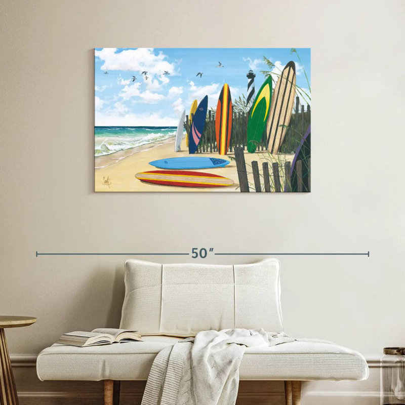 Senne Surf Boards, 26" H x 39" W