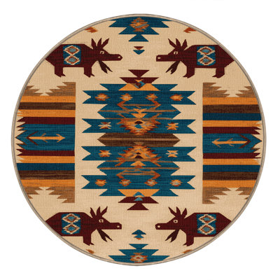  Tapis de style sud-ouest lavable Armadillo