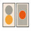 Minimal Late 20S Geometric Primitive Design IV - Ensemble de 2 peintures-1668873381-1668873382