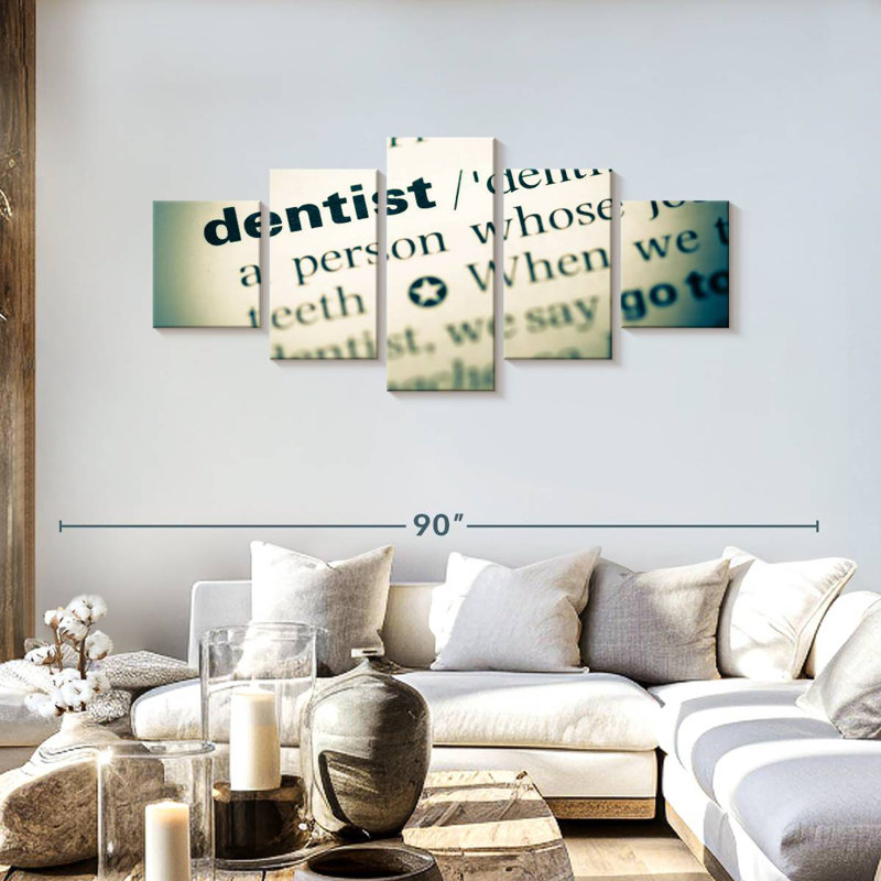 Dentiste, H 30 po x l 68 po
