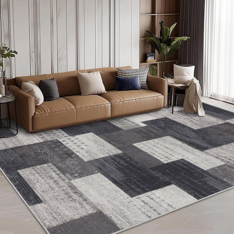 Geometric Machine Tufted 120cm X 160cm Area Rug