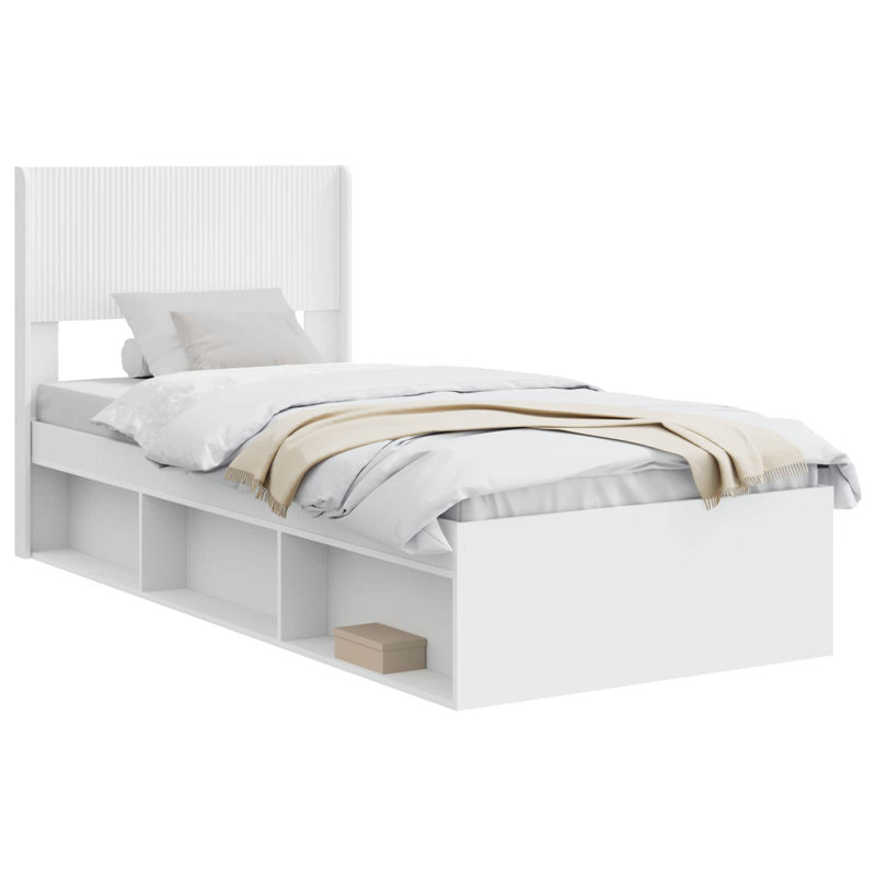 Bed, Small Single (2'6), White