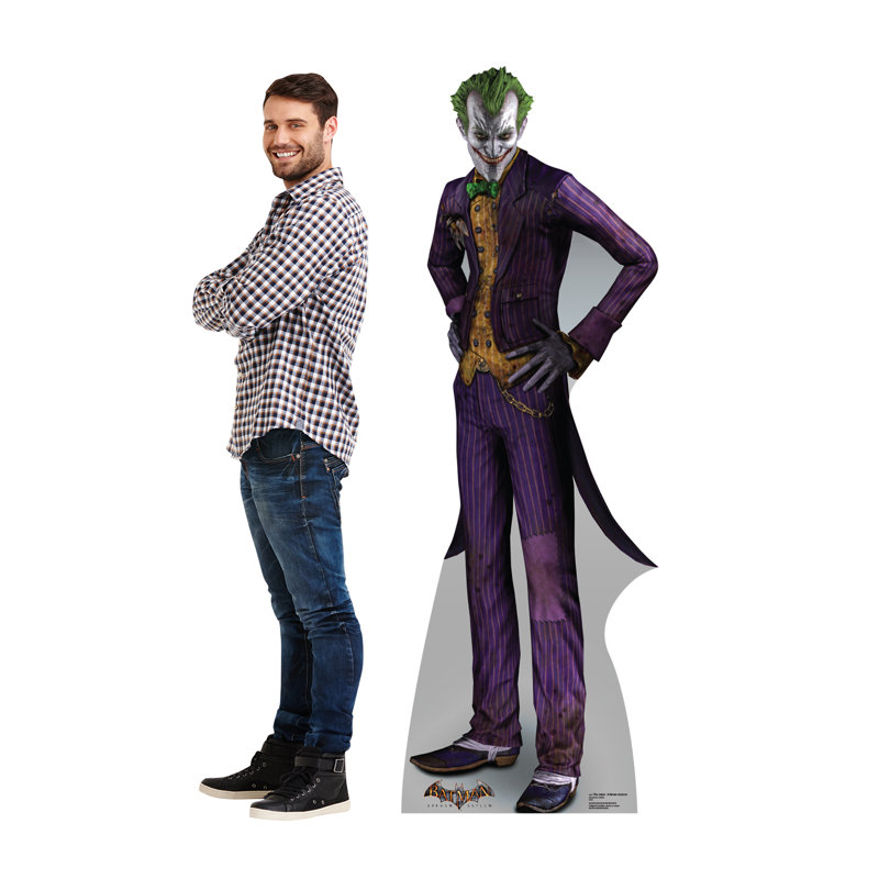 Life-Size Joker Arkham Asylum Cardboard Cutout Standee