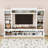 4-Piece Entertainment Wall Unit Set with 4 Drawers, 2 Cabinets and Adjustable Shelves-307692830