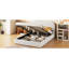Lit plateforme tapissier Teddy-1148459566