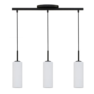 Luminaire suspendu cylindrique à 1 lumière Rean