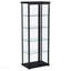 Vitrine noire à 4 tablettes