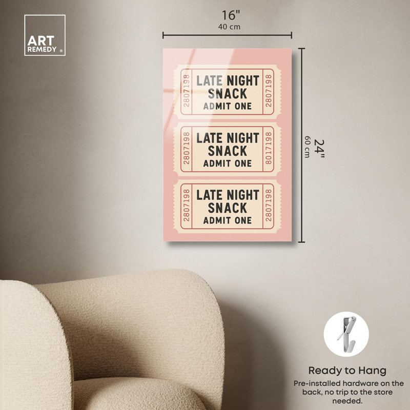 «Late Night Snack», impression sur toile par Art Remedy, H 24 po x l 16 po
