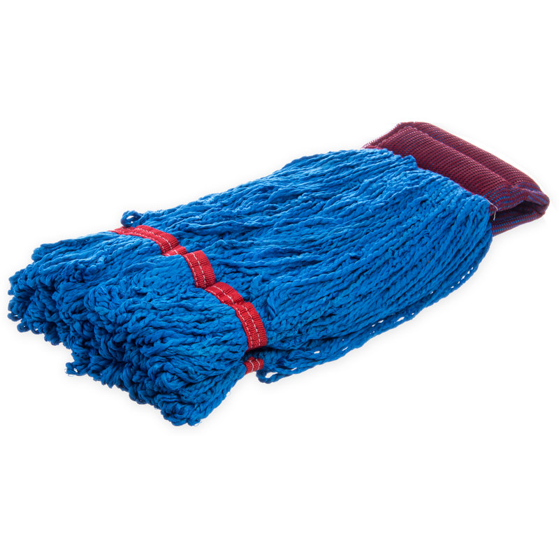 Balai à en microfibre de bout bouclé, Bleu
