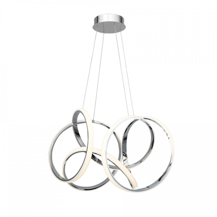 Cissna 1 - Light LED Unique/Statement Pendant Orren Ellis